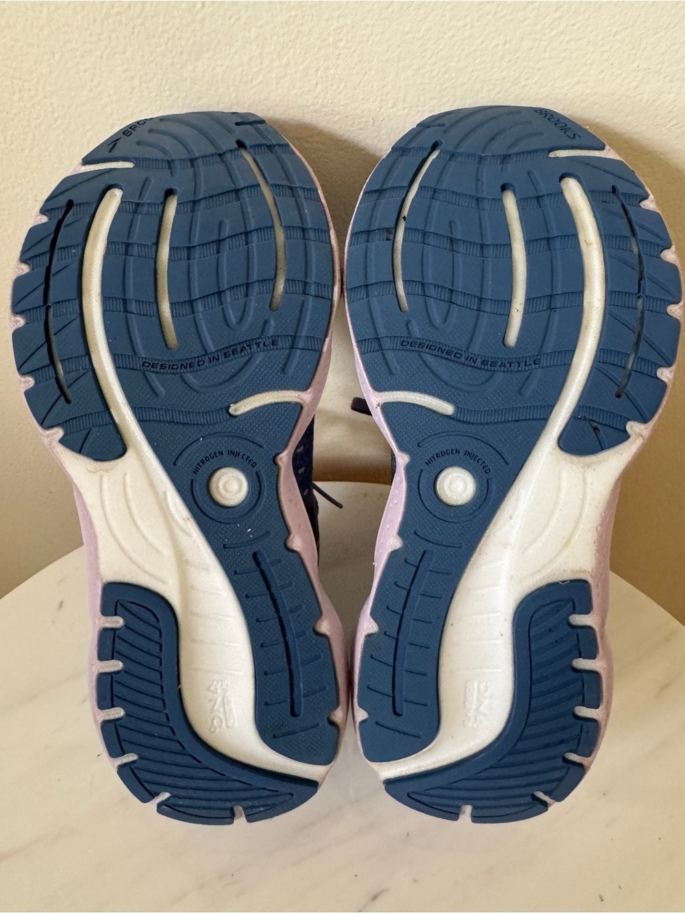 Brooks Glycerin StealthFit 20 Running Shoes Blue Lilac, Women's Size 7.5 - Picture 8 of 10